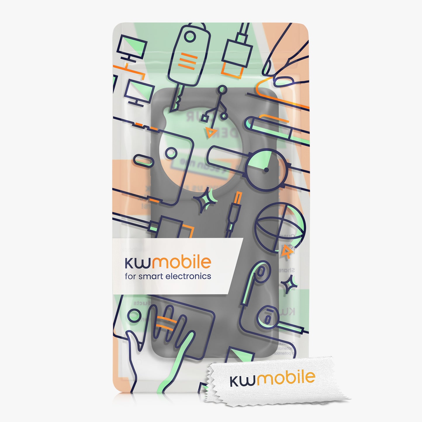 kwmobile Handyhülle für OnePlus 12 Hülle - Case Silikon - Kabelloses Laden - Schutzhülle Cover