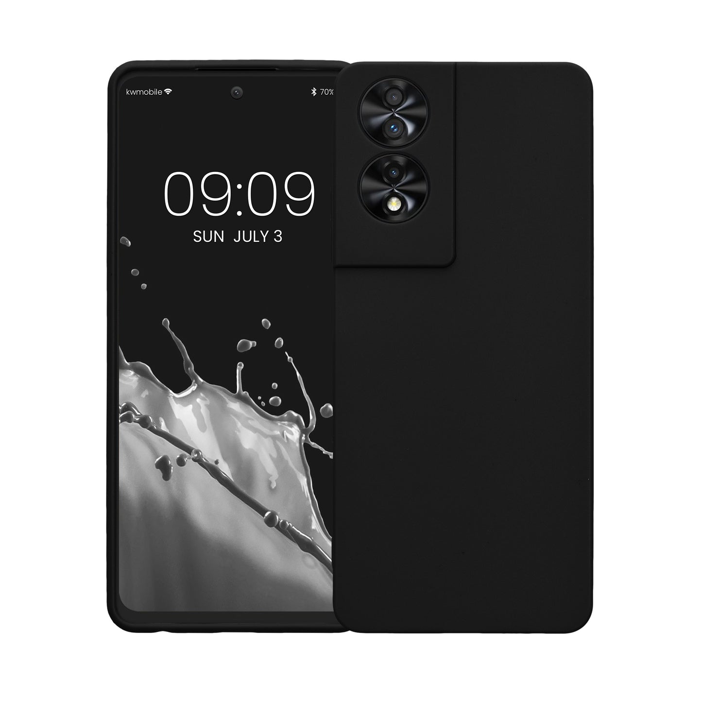 kwmobile Handyhülle für TCL 40 NxtPaper Hülle - Kabelloses Laden - Schutzhülle Cover
