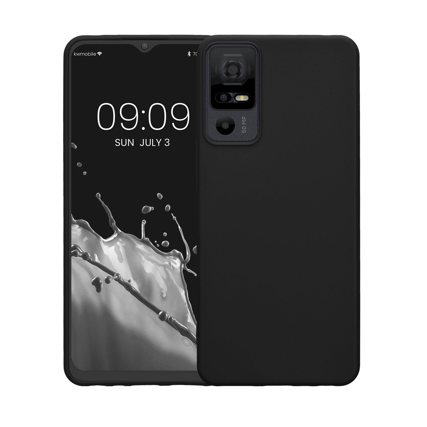 kwmobile Handyhülle für TCL 40 NxtPaper 5G Hülle - Kabelloses Laden - Schutzhülle Cover