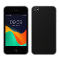 kwmobile Hülle kompatibel mit Apple iPhone 4 / 4S - Silikon Handyhülle transparent - Handy Case in Matt Transparent Matt Transparent  