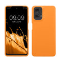 kwmobile Hülle kompatibel mit Motorola Moto G24 / E14 / G04 / G04s Hülle - Silikon Handy Case - Handyhülle weiche Oberfläche - kabelloses Laden - Fruity Orange Fruity Orange  