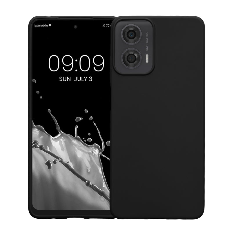 kwmobile Handyhülle für Motorola Moto G24 / E14 / G04 / G04s Hülle - Kabelloses Laden - Schutzhülle Cover