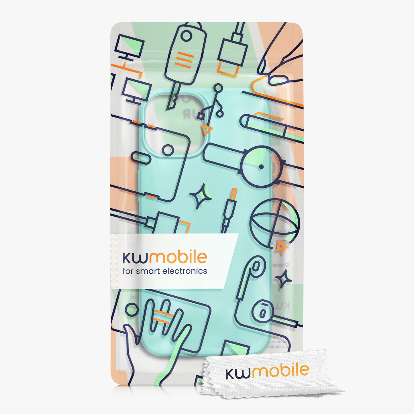 kwmobile Handyhülle für Apple iPhone 15 Hülle - Schutzhülle Cover