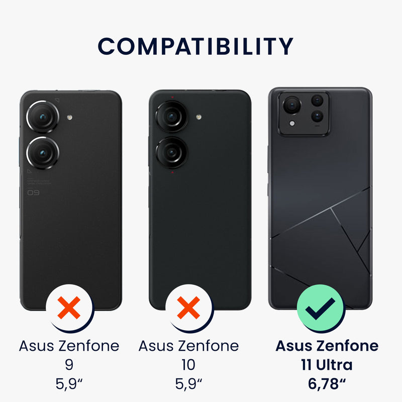 kwmobile Hülle kompatibel mit ASUS Zenfone 11 Ultra - Handy Case