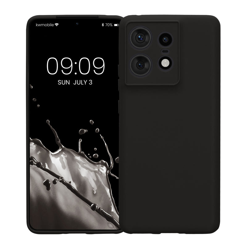 kwmobile Handyhülle für Motorola Edge 50 Pro Hülle - weiches Handy Silikon Case - Schutzhülle Cover