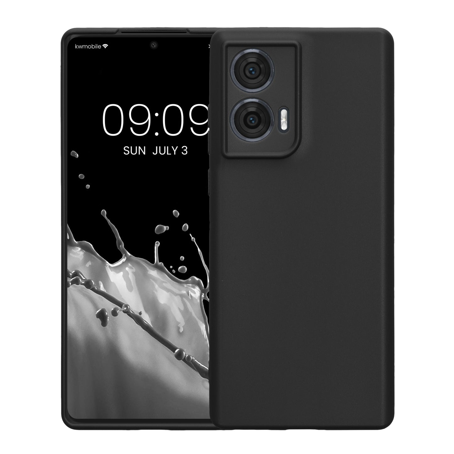kwmobile Handyhülle für Motorola Edge 50 Fusion Hülle - weiches Handy Silikon Case - Schutzhülle Cover
