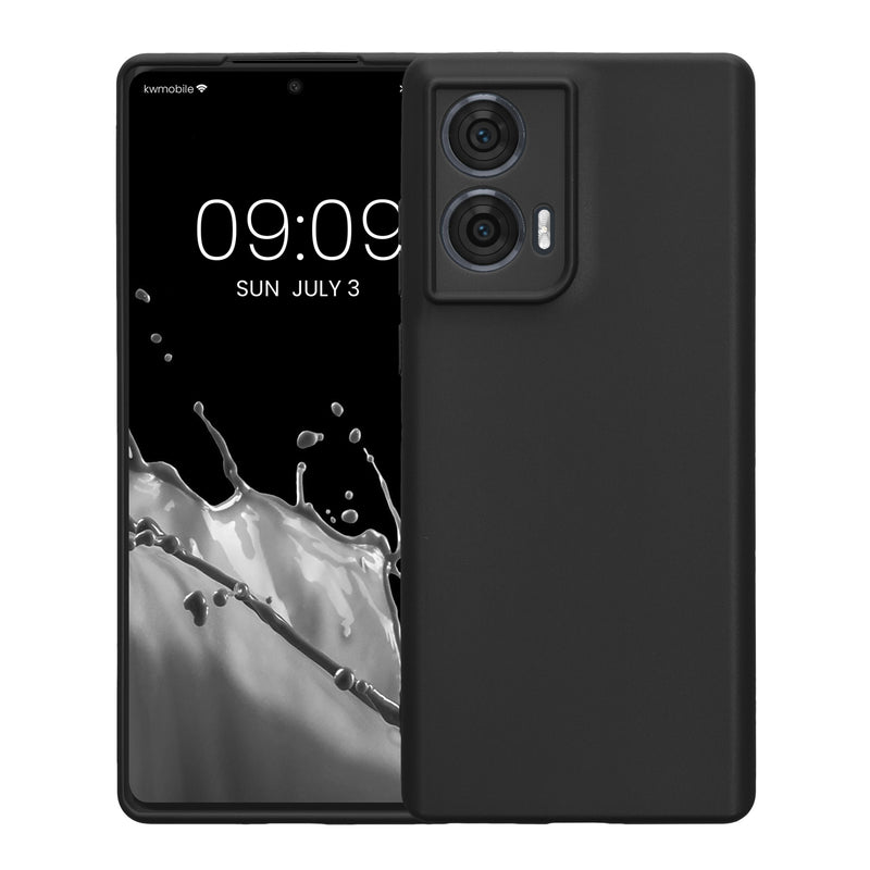 kwmobile Handyhülle für Motorola Edge 50 Fusion Hülle - weiches Handy Silikon Case - Schutzhülle Cover