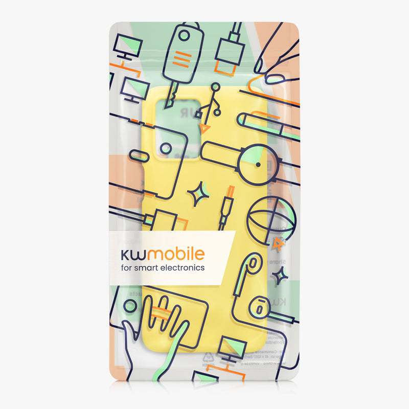 kwmobile Handyhülle für Motorola Moto G64 5G Hülle - Case Silikon - Kabelloses Laden - Schutzhülle Cover