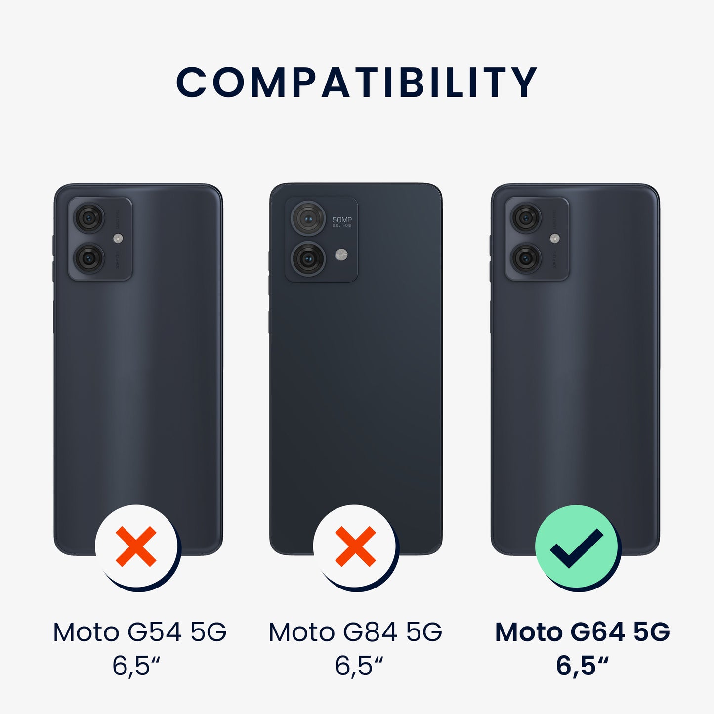 Hülle kompatibel mit Motorola Moto G64 5G
