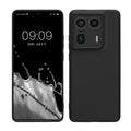 kwmobile Handyhülle kompatibel mit Motorola Edge 50 Ultra Hülle - Handy Case aus weichem Silikon in Schwarz matt Schwarz matt  