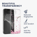kwmobile Hülle kompatibel mit Apple iPhone 15 Handyhülle Mit Glas Schutzfolie