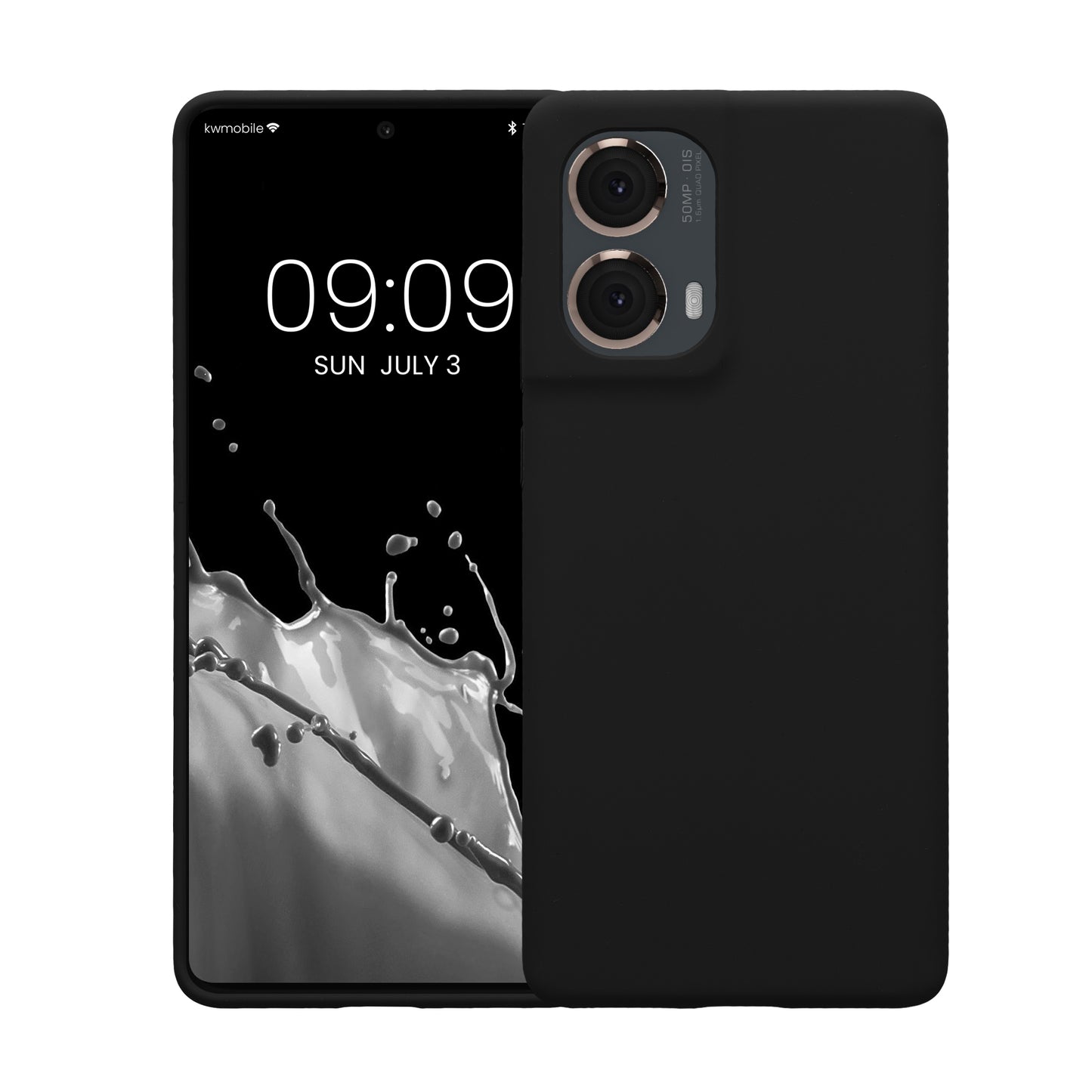 kwmobile Handyhülle für Motorola Moto G85 5G Hülle - Case Silikon - Kabelloses Laden - Schutzhülle Cover