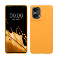 kwmobile Hülle kompatibel mit Motorola Moto G85 5G Hülle - Silikon Handy Case - Handyhülle weiche Oberfläche - kabelloses Laden - Fruity Orange Fruity Orange  