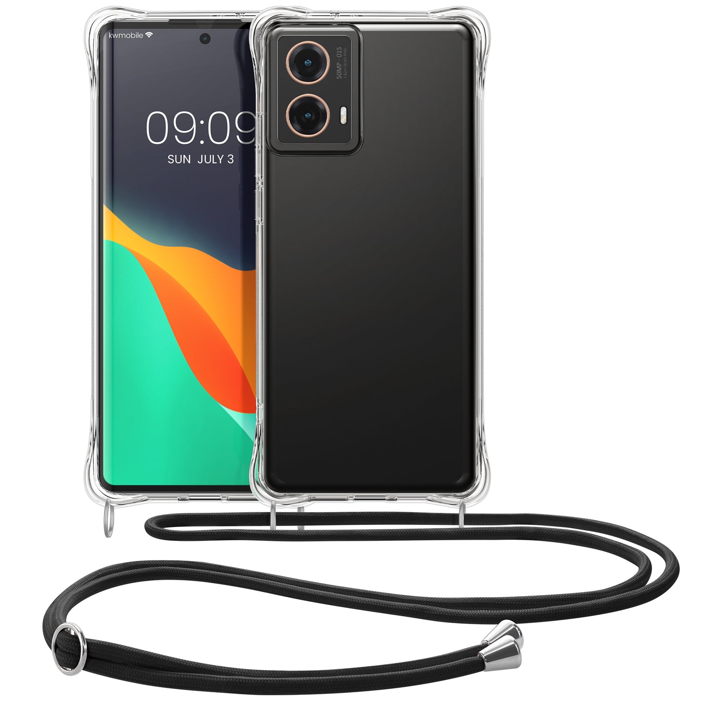 kwmobile Necklace Case kompatibel mit Motorola Moto G85 5G Hülle