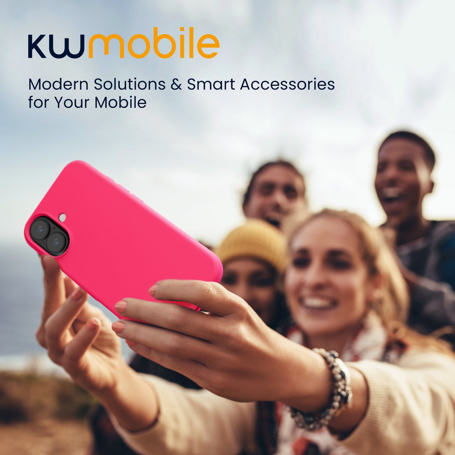 kwmobile Handyhülle für iPhone 16 Case kabelloses Laden