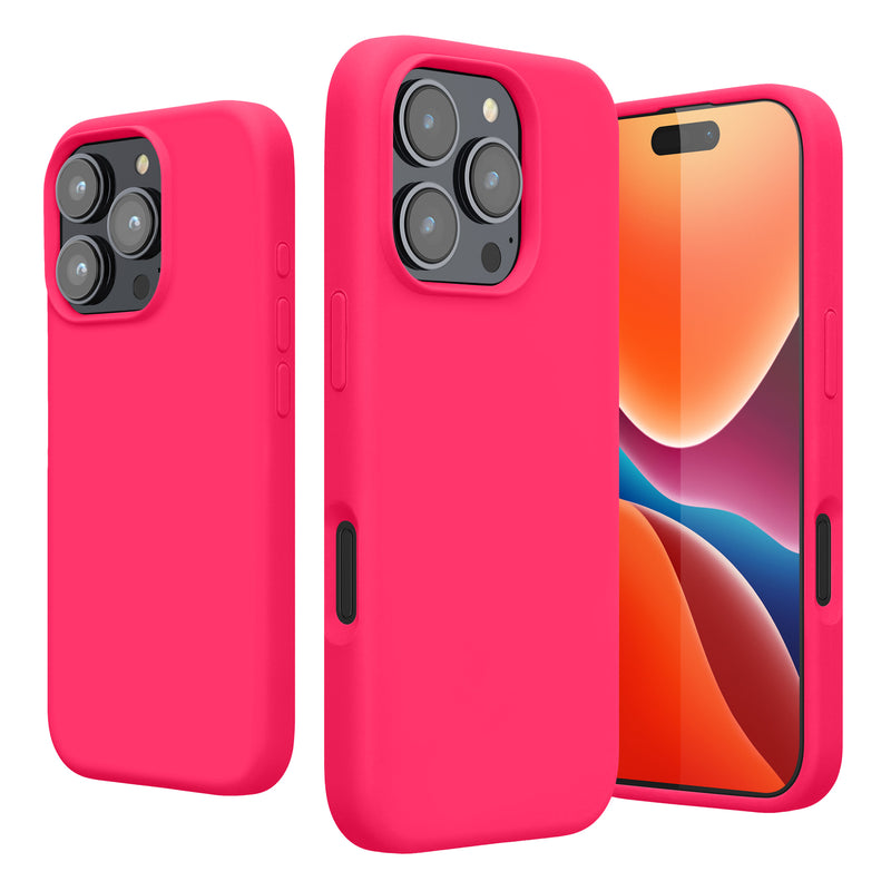 kwmobile Handyhülle für iPhone 16 Pro Hülle, für iPhone 16 Pro Case - Hülle Silikon - kabelloses Laden