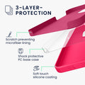 kwmobile Handyhülle für iPhone 16 Pro Hülle, für iPhone 16 Pro Case - Hülle Silikon - kabelloses Laden