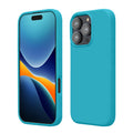 kwmobile Handyhülle für iPhone 16 Pro Hülle, für iPhone 16 Pro Case - Hülle Silikon - kabelloses Laden - Cool Glacier Cool Glacier  