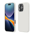 kwmobile Handyhülle für iPhone 16 Pro Hülle, für iPhone 16 Pro Case - Hülle Silikon - kabelloses Laden - Weiß Weiß  