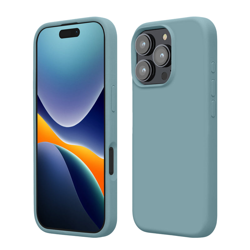 kwmobile Handyhülle für iPhone 16 Pro Hülle, für iPhone 16 Pro Case - Hülle Silikon - kabelloses Laden - Antique Stone Antique Stone  