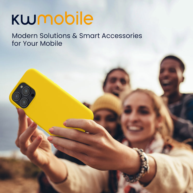 kwmobile Handyhülle für iPhone 16 Pro Max Case - Hülle Silikon - kabelloses Laden
