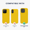 kwmobile Handyhülle für iPhone 16 Pro Max Case - Hülle Silikon - kabelloses Laden