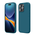 kwmobile Handyhülle für iPhone 16 Pro Max Hülle, für iPhone 16 Pro Max Case - Hülle Silikon - kabelloses Laden - Petrol matt Petrol matt  
