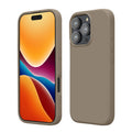 kwmobile Handyhülle für iPhone 16 Pro Max Hülle, für iPhone 16 Pro Max Case - Hülle Silikon - kabelloses Laden - Taupe Taupe  