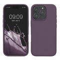 kwmobile Handyhülle für iPhone 16 Pro Max Hülle, für iPhone 16 Pro Max Case - Hülle Silikon - kabelloses Laden - Helle Iris Helle Iris  