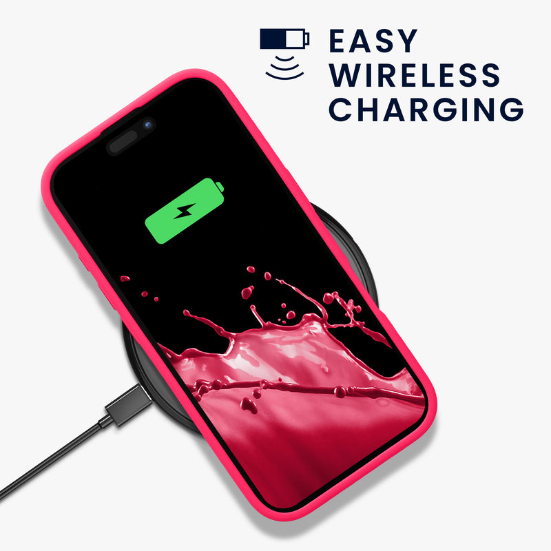kwmobile Handyhülle für Apple iPhone 16 Hülle - gummierte Handy Silikon Case für iPhone 16 - Schutzhülle Cover