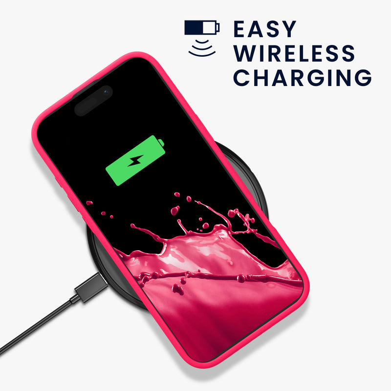 kwmobile Handyhülle kompatibel mit Apple iPhone Hülle - gummierte Handy Case aus Silikon