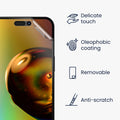 kwmobile Displayschutzfolie kompatibel mit Apple iPhone 16 Set
