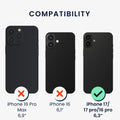 kwmobile Displayschutzfolie kompatibel mit Apple iPhone 16 Pro / iPhone 17 / iPhone 17 Pro Folie Set