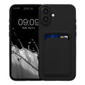 kwmobile Handyhülle kompatibel mit Apple iPhone 16 Plus Hülle - Handy Cover mit Fach für Karten