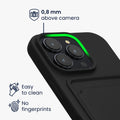 kwmobile Handyhülle kompatibel mit Apple iPhone 16 Pro Hülle - Handy Cover mit Fach für Karten