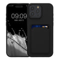 kwmobile Handyhülle kompatibel mit Apple iPhone 16 Pro Max - Handy Cover mit Fach für Karten