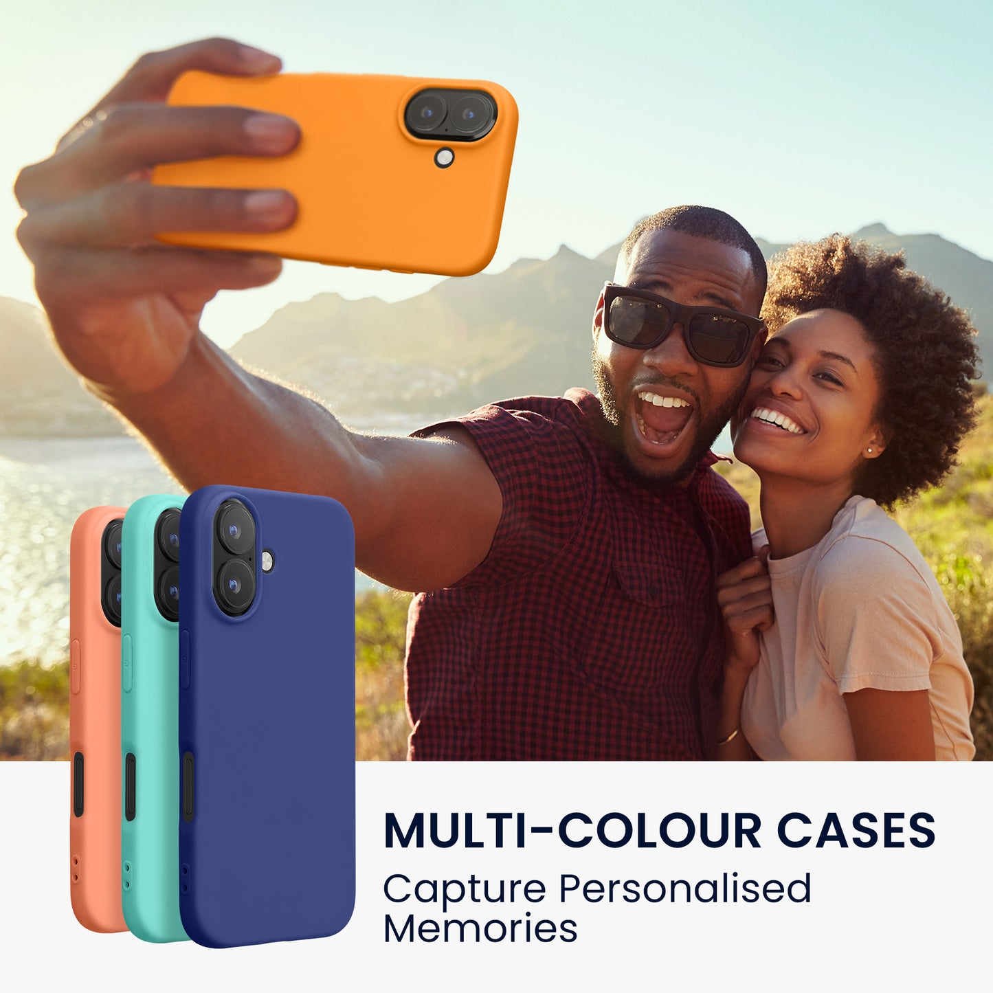 kwmobile Handyhülle für Apple iPhone 16 Hülle - Kabelloses Laden - Schutzhülle Cover