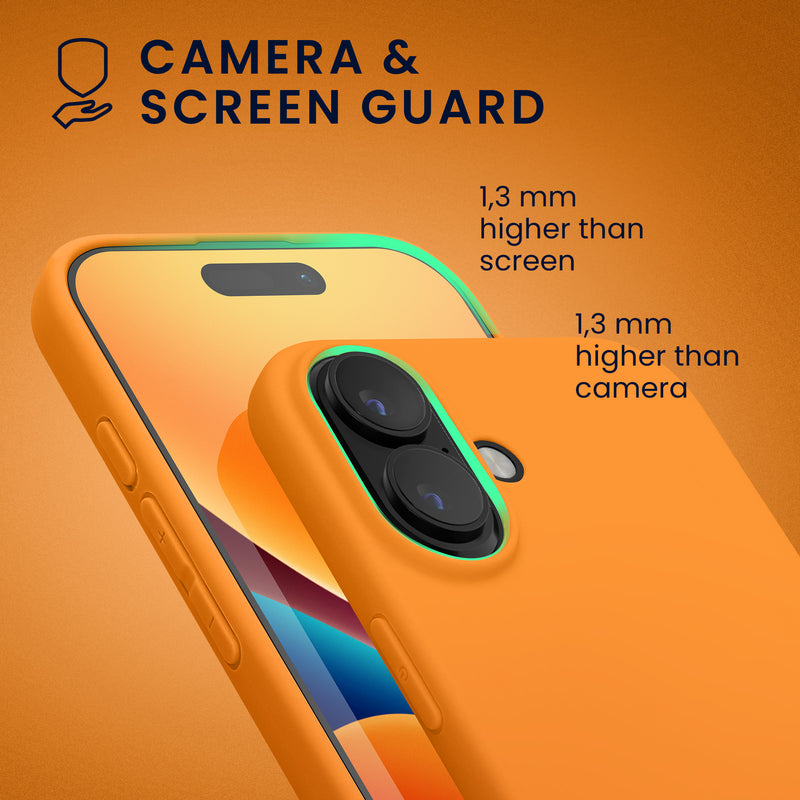 kwmobile Handyhülle für Apple iPhone 16 Hülle - Kabelloses Laden - Schutzhülle Cover