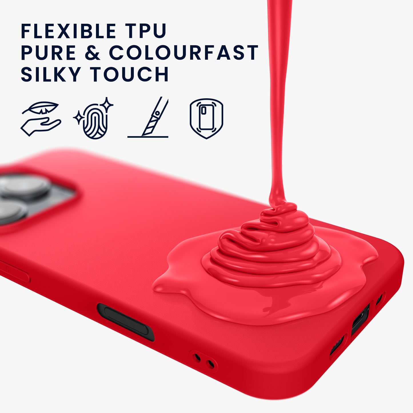 kwmobile Handyhülle für Apple iPhone 16 Pro Hülle Schutzhülle Cover