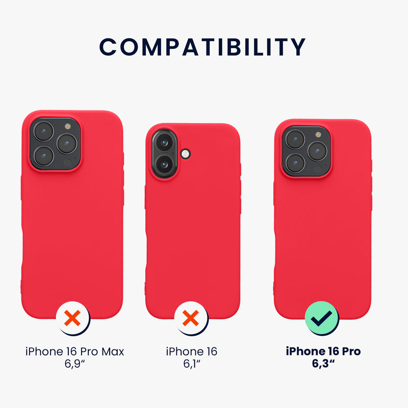 kwmobile Handyhülle für Apple iPhone 16 Pro Hülle Schutzhülle Cover