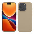 kwmobile Hülle kompatibel mit Apple iPhone 16 Pro Hülle - weiches TPU Silikon Case - Cover geeignet für kabelloses Laden - Creme Creme  