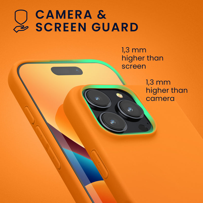 kwmobile Handyhülle für Apple iPhone 16 Pro Max Hülle - Kabelloses Laden - Schutzhülle Cover