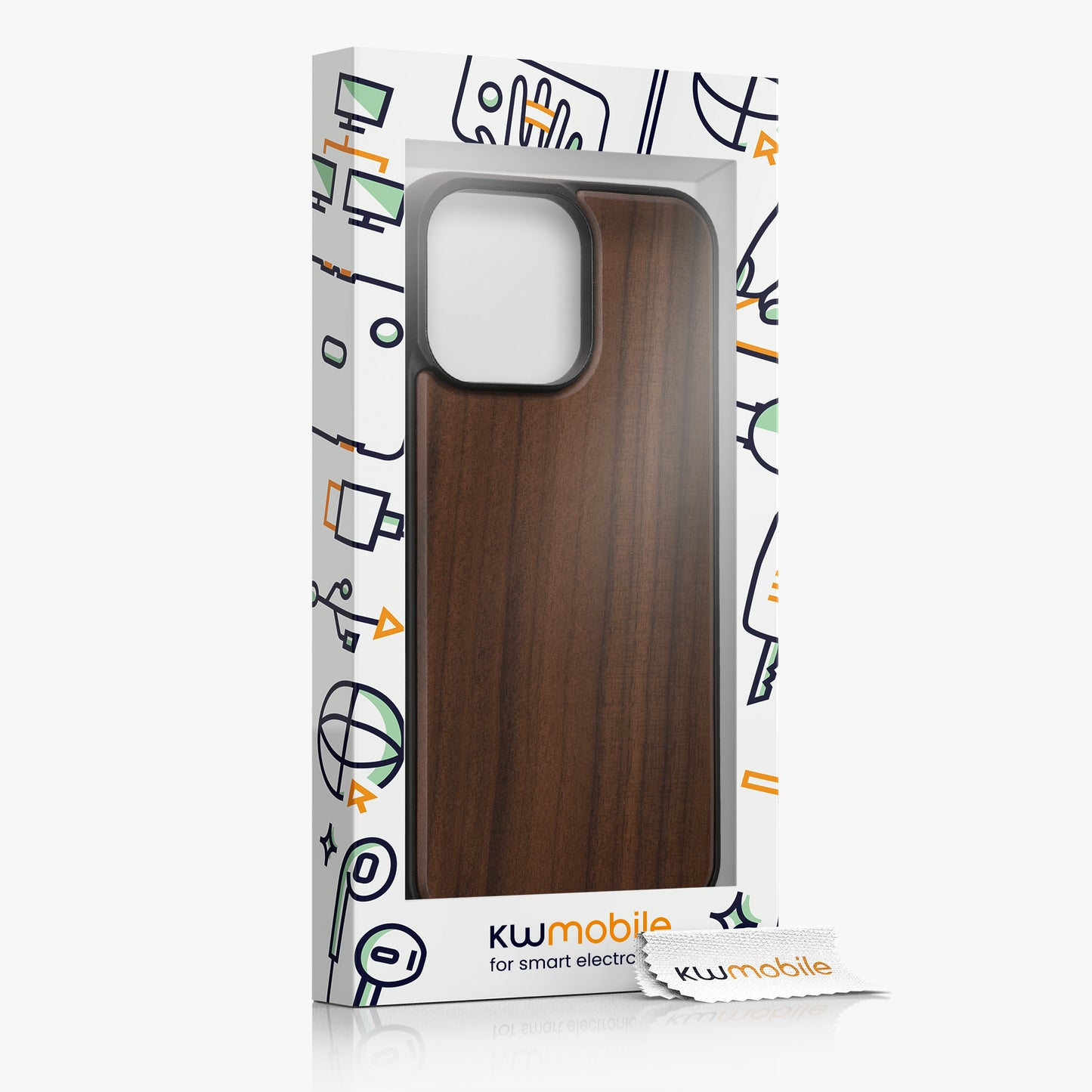kwmobile Hülle kompatibel mit Apple iPhone 16 Pro Max - stoßfestes Handy Cover - TPU Handyhülle