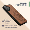 kwmobile Hülle kompatibel mit Apple iPhone 16 Hülle - Case - Handy Cover - TPU Handyhülle Kompass Vintage