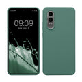 kwmobile Hülle kompatibel mit OnePlus Nord CE 4 Lite 5G Hülle - Silikon Handy Case - Handyhülle weiche Oberfläche - kabelloses Laden - Tannengrün Tannengrün  