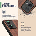 kwmobile Hülle kompatibel mit Motorola Moto G84 5G Hülle - Case - Handy Cover - TPU Handyhülle Kompass Vintage