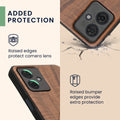kwmobile Hülle kompatibel mit Motorola Moto G54 5G Handy Cover TPU Handyhülle Kompass Vintage
