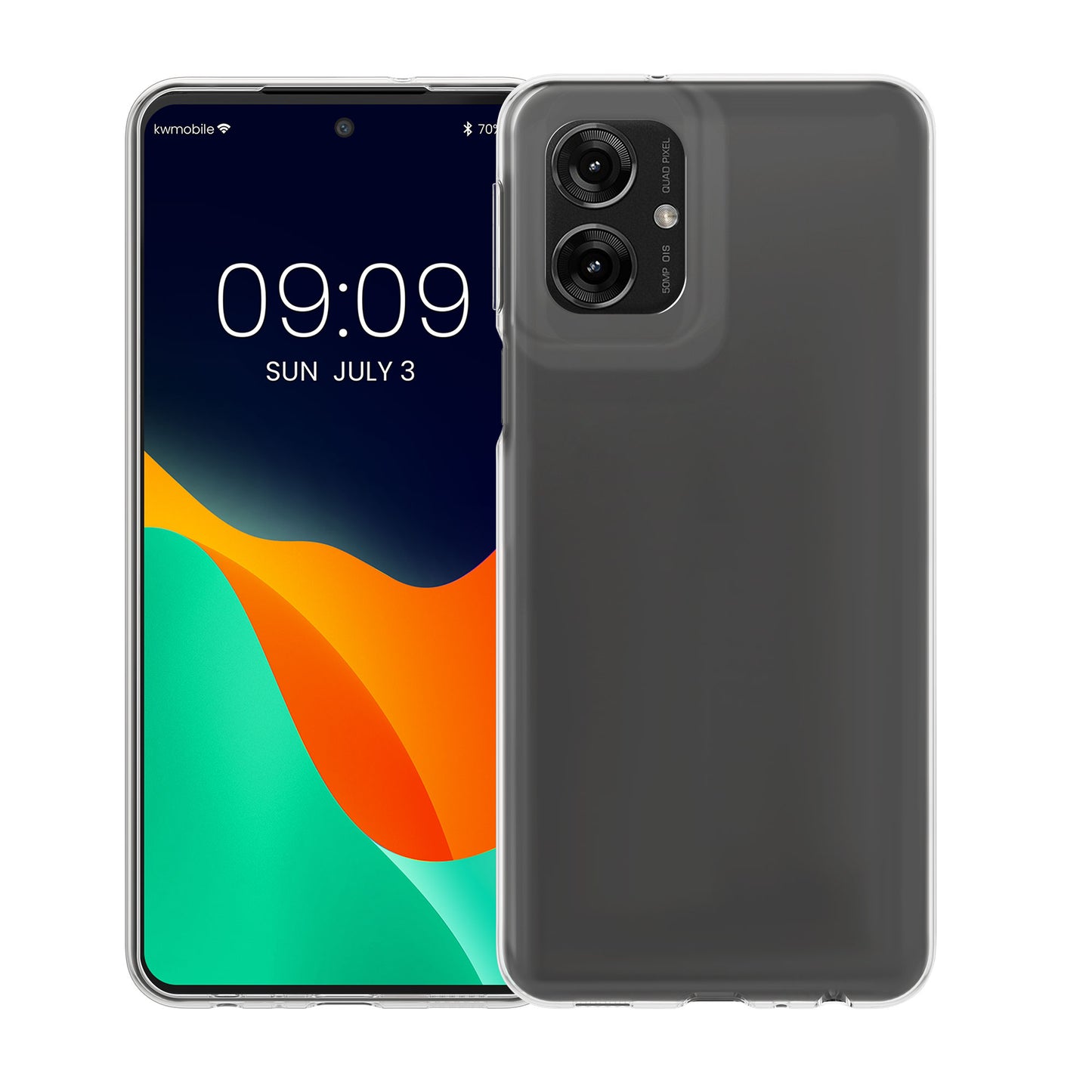 kwmobile Hülle kompatibel mit Motorola Moto G55 5G - Handy Case