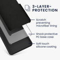 kwmobile Handyhülle für OnePlus 13 Hülle - Case Silikon - Kabelloses Laden - Schutzhülle Cover