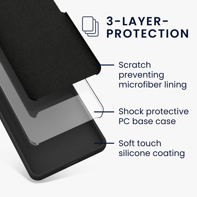 kwmobile Handyhülle für OnePlus 13 Hülle - Case Silikon - Kabelloses Laden - Schutzhülle Cover